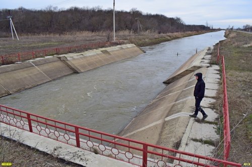 Сбросной канал Шапсугского водохранилища